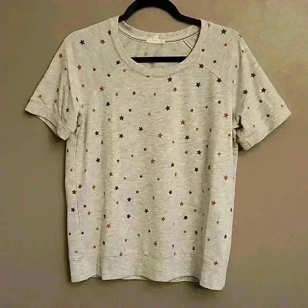 Jane and Delancey patriotic stars shirt